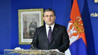 Serbian Foreign Minister Nicola Selakovic